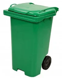 Lixeira / Coletor com Rodas 240 Litros Verde