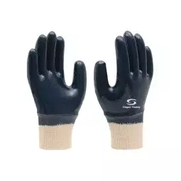 Luva 1002 Nitrílica com Punho Algodão Ca 32033 - Super Safety