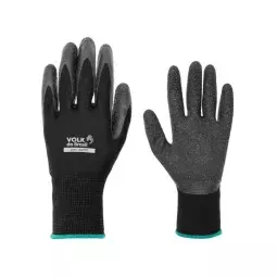 Luva de Segurança com Látex Corrugado Volk Grip Comfort
