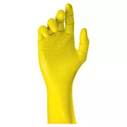 Luva Látex Bland Amarela Superglove - Super Safety