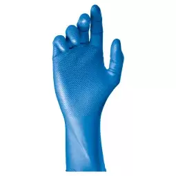 Luva Látex Bland Azul Superglove - Super Safety