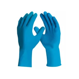 Luva Látex Verniz Silver Standard Azul Tam M - Ca 40730 Da360 - Danny
