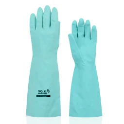 Luva Nitrílica Longa Cano 45Cm Verde Ca 44466 Volk