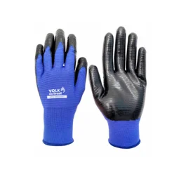 Luva Wave Smart com Banho Nitrílico e Palma Preta - Ca 46803 Volk