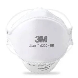 Máscara Respirador Pff2 sem Válvula Branca 9320 Ca 30592 - 3M