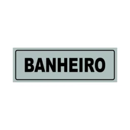 Placa "Banheiro"