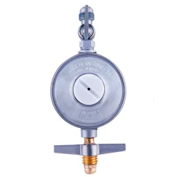 Regulador Baixa Pressão 5Kg (2° Estágio) com Registro Sae 3/8 Aliança 503/18