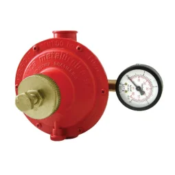 Regulador Industrial Alta Pressão C/ Manômetro 30Kg/H (1° Estágio) 76511/03 Aliança