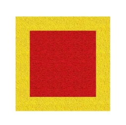 Tapete Demarcador para Extintor de Incêndio 1000X1000 Capacho