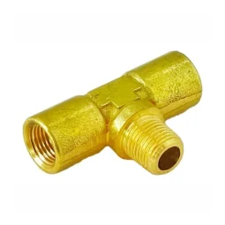 Te Latão 1/8 Nptf X 1/8 Npt X 1/8 Nptf