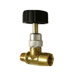 Torneira de Latão 1/8" Npt (I) X 1/8" Npt (E)