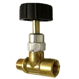 Torneira de Latão 1/8" Npt (I) X 1/8" Npt (E)