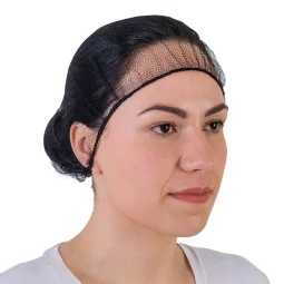 Touca Rede Preta P/Cabelo - Prevemax