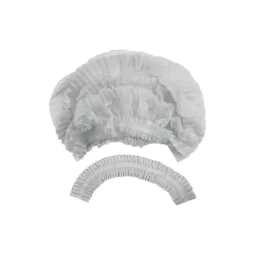 Touca Tnt Sanfonada Branca 48 CM - Pct 100 Unidades - Prevemax