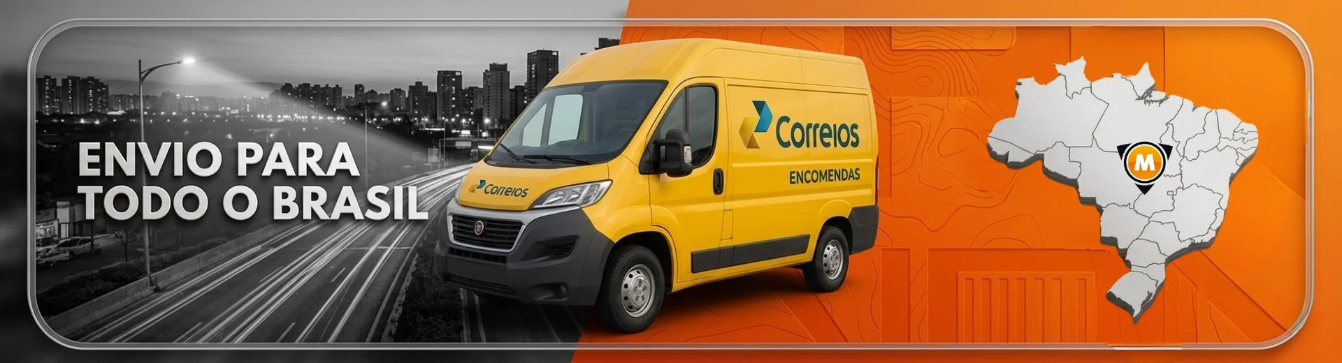 Envio para todo o Brasil