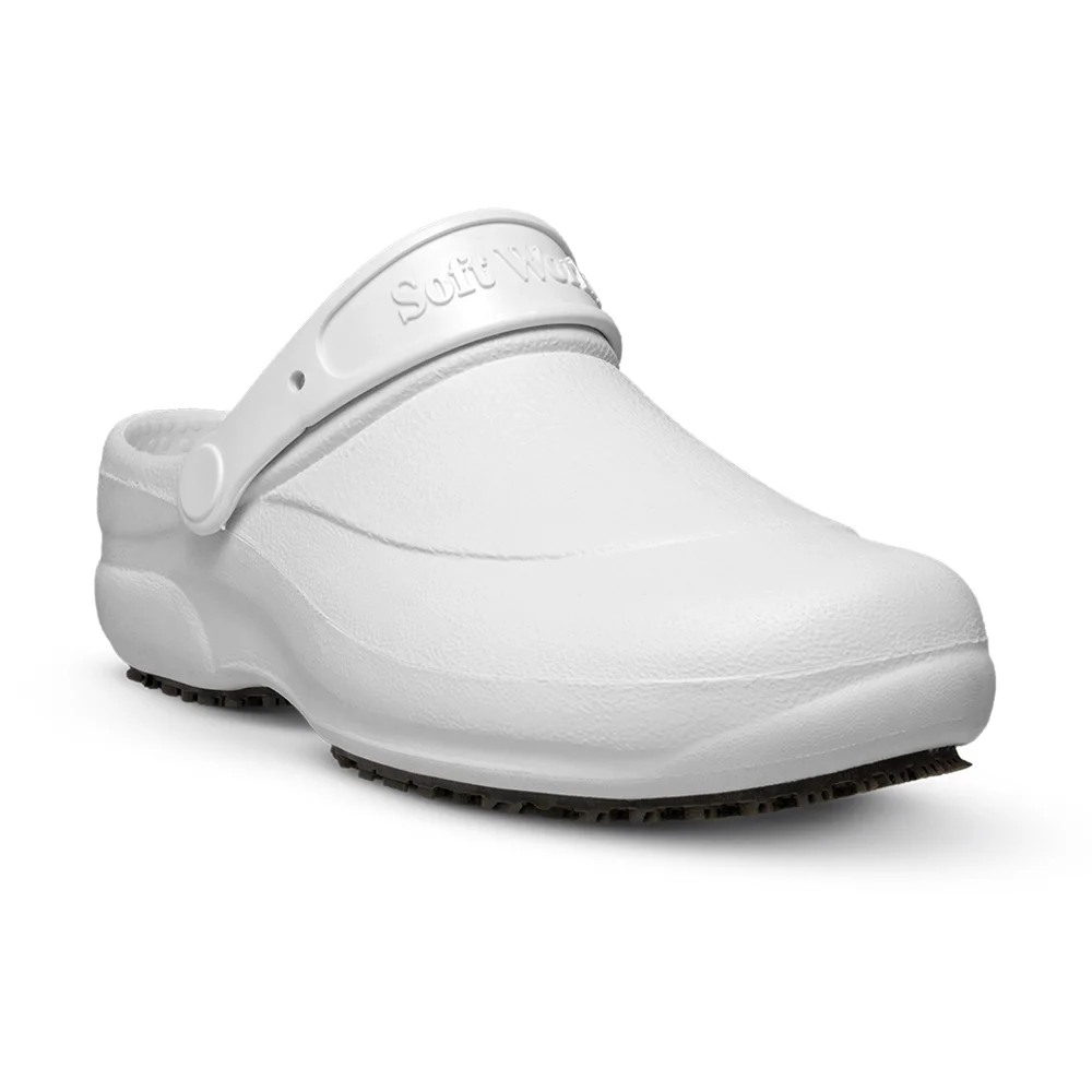 Sapato Crocs Antiderrapante Branco Ca 27921 Soft Works | Multiseg