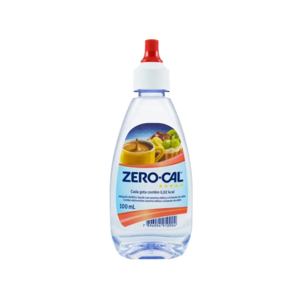 ADOÇANTE LÍQUIDO SACARINA 100ML ZERO CAL