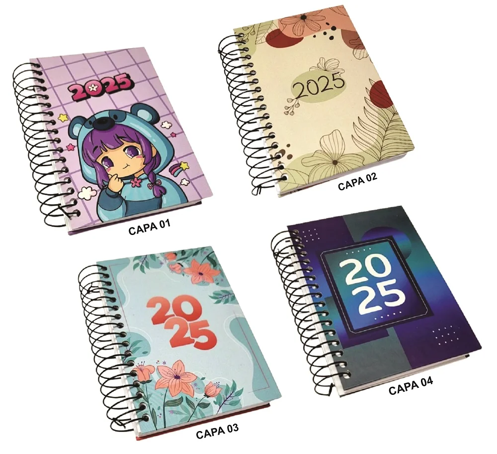AGENDA 2025 ESPIRAL CAPA SORTIDAS 100 X 150 MM 5000 LORIGRAF