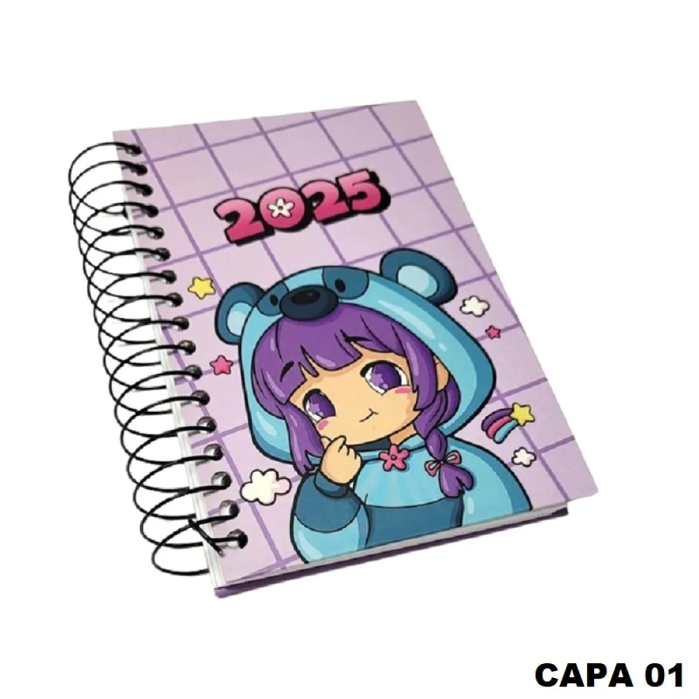 AGENDA 2025 ESPIRAL CAPA SORTIDAS 100 X 150 MM 5000 LORIGRAF