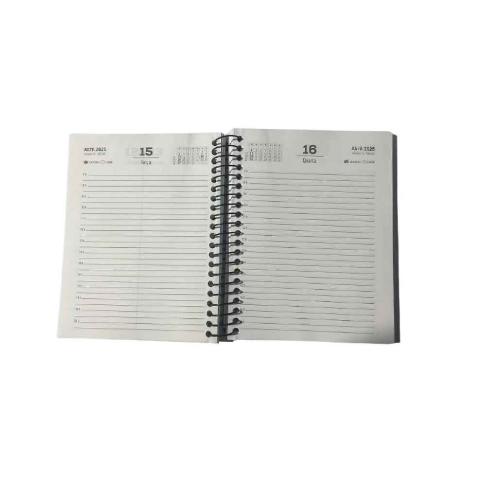 AGENDA 2025 ESPIRAL PRETA AVERAGE 135 X 175 MM 4714 SIDGRAPH