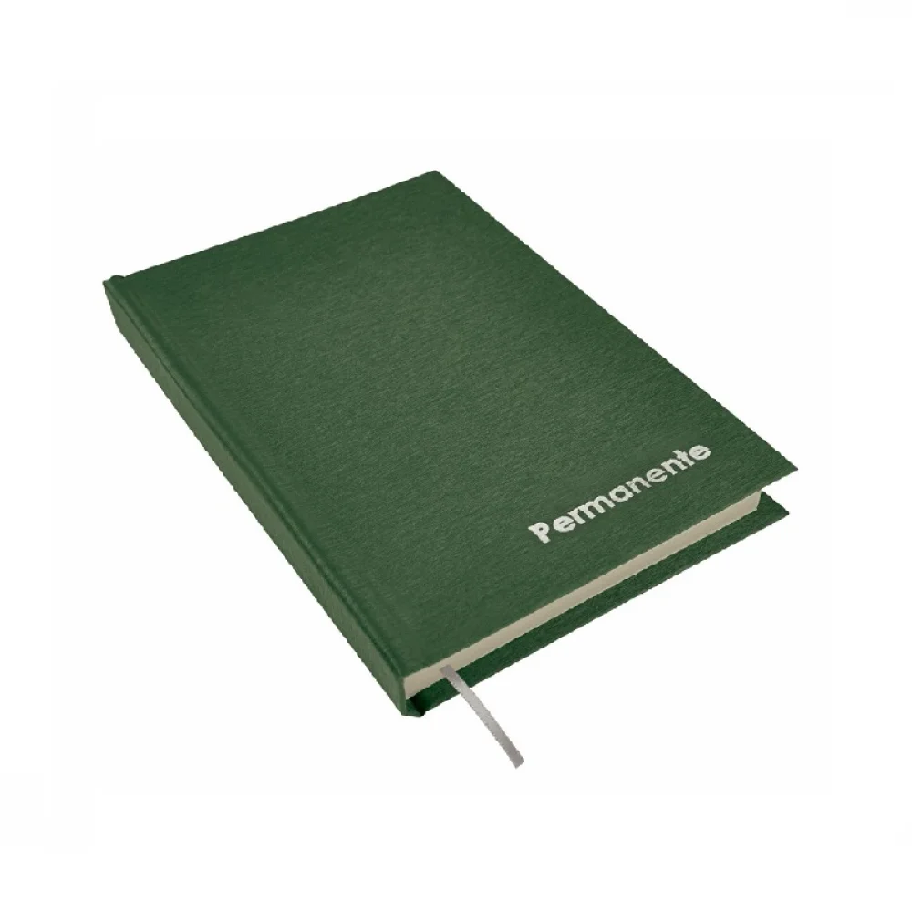 AGENDA COSTURADA PERMANENTE ESCOVADA VERDE RECICLADA 1003 LORIGRAF