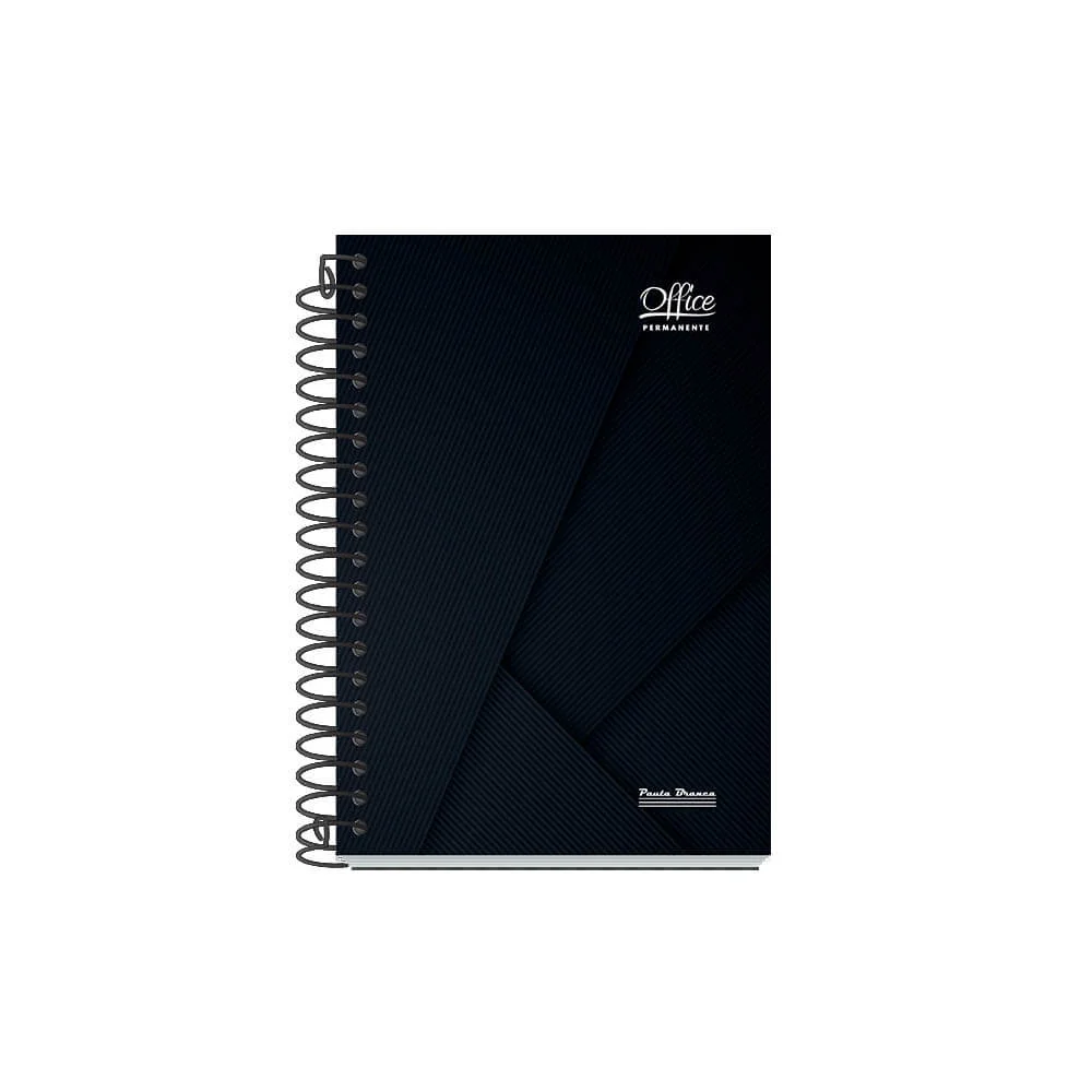 AGENDA ESPIRAL PERMANENTE CAPA DURA 165 FLS OFFICE PAUTA BRANCA