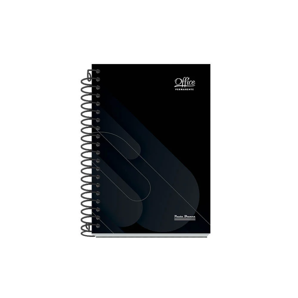 AGENDA ESPIRAL PERMANENTE CAPA DURA 165 FLS OFFICE PAUTA BRANCA
