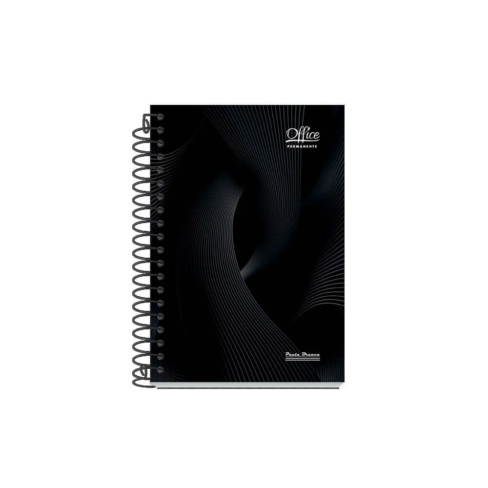 AGENDA ESPIRAL PERMANENTE CAPA DURA 165 FLS OFFICE PAUTA BRANCA