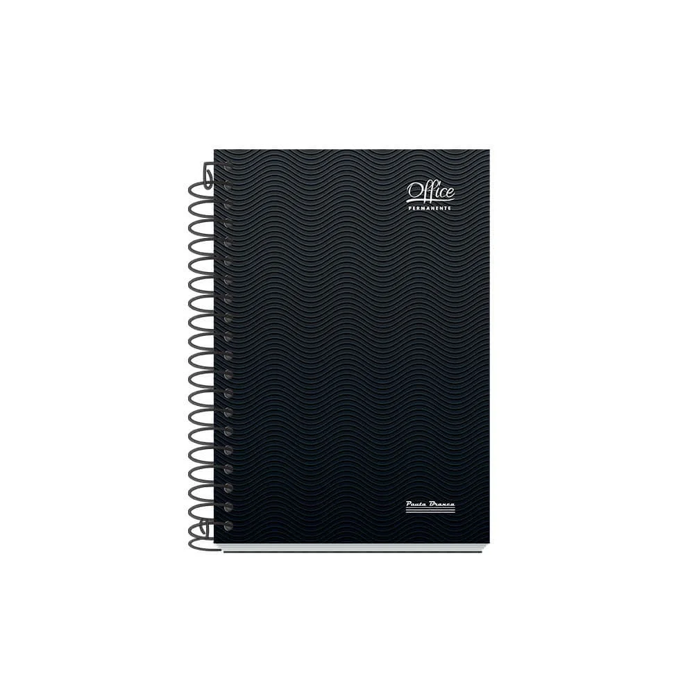 AGENDA ESPIRAL PERMANENTE CAPA DURA 165 FLS OFFICE PAUTA BRANCA