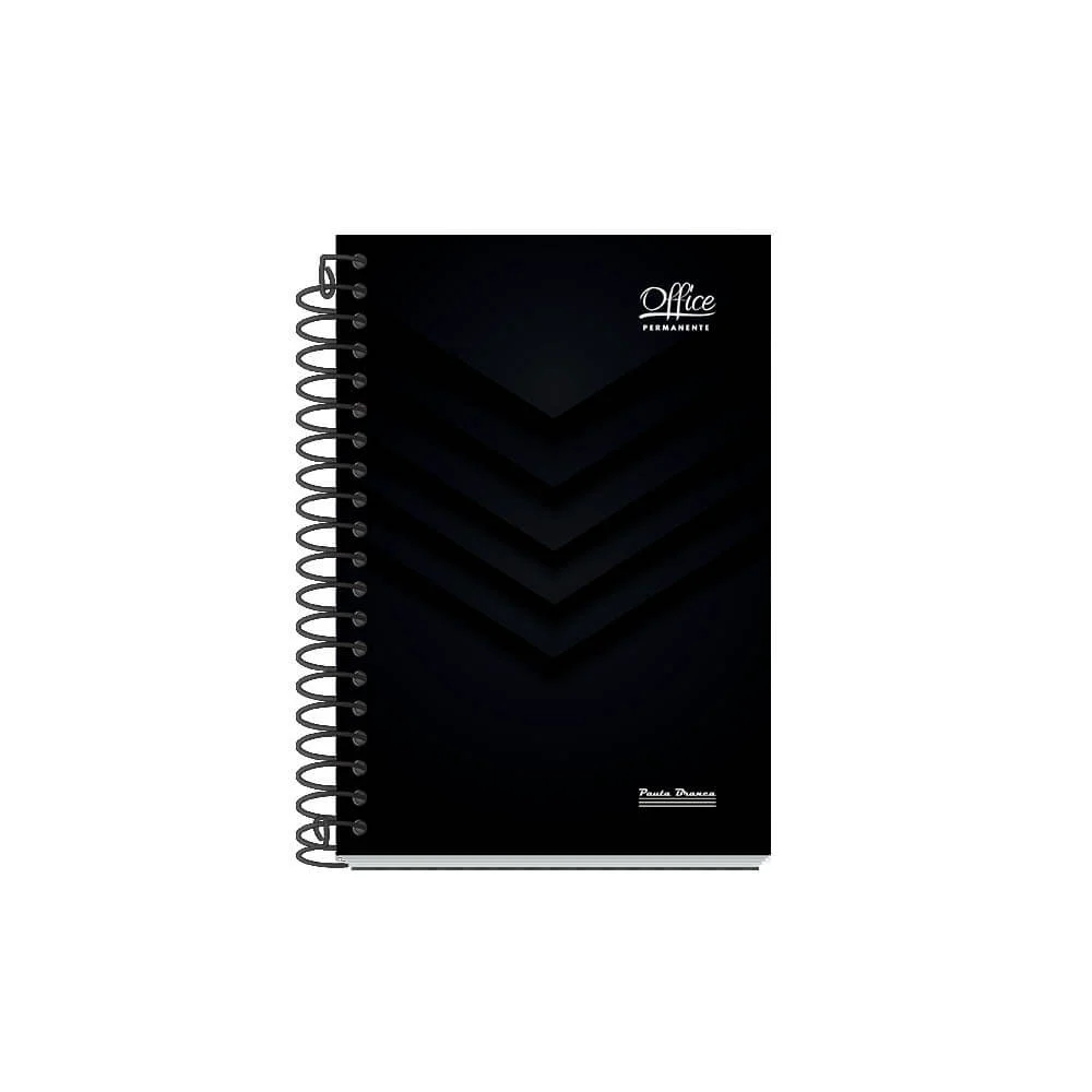 AGENDA ESPIRAL PERMANENTE CAPA DURA 165 FLS OFFICE PAUTA BRANCA