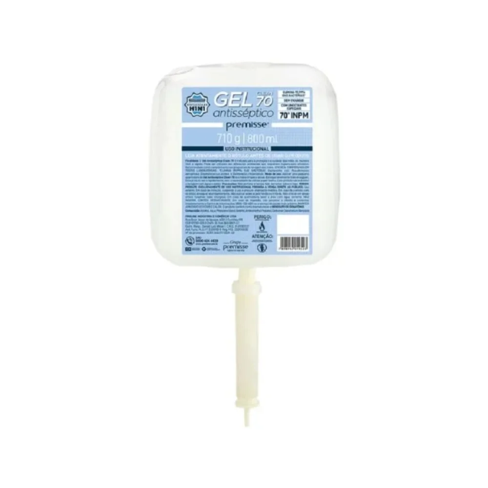 ÁLCOOL GEL (70%) REFIL 800 ML PREMISSE