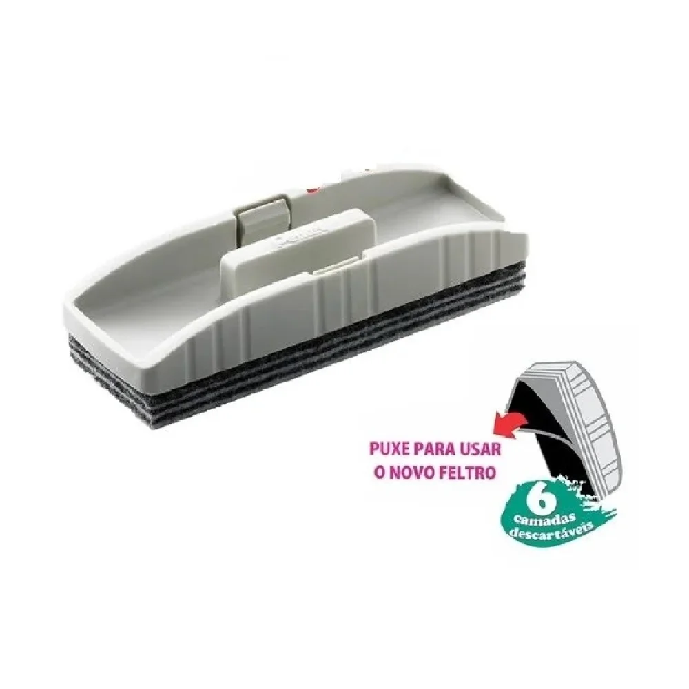 APAGADOR P/ QUADRO BRANCO SLIM MULTICAMADAS PENTEL