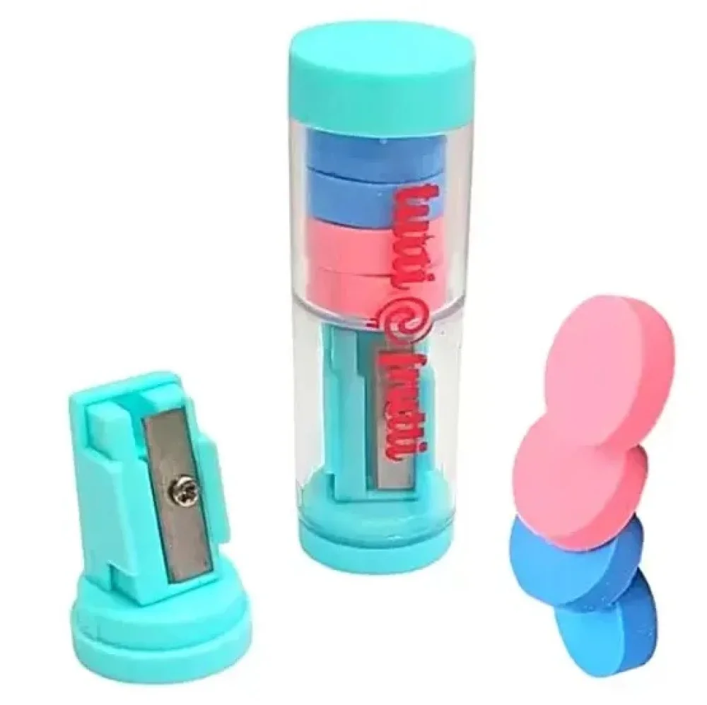 APONTADOR C/ DEPOSITO  + BORRACHA TUTTI-FRUTTI AP0201 BRW