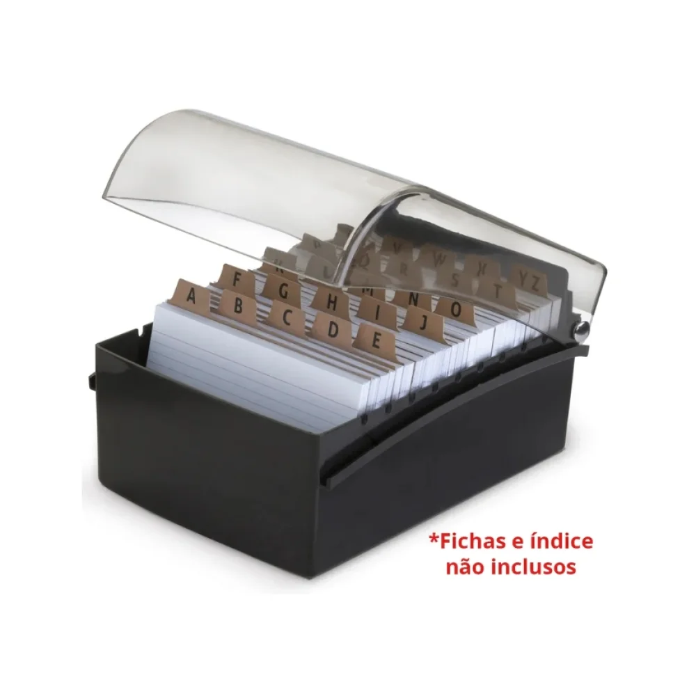 ARQUIVO DE MESA ACRILICO 4 X 6 PRETO 10350001 MAXCRIL