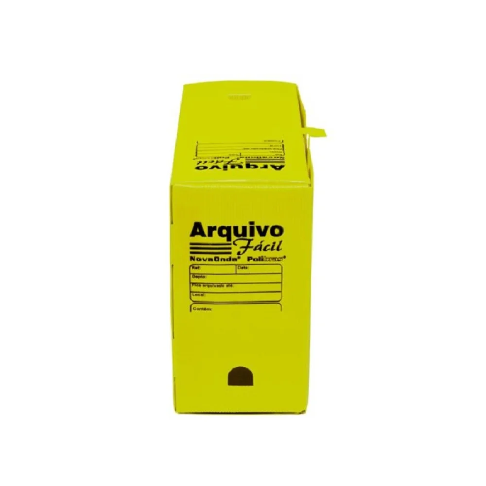 ARQUIVO MORTO POLIONDA FACIL AMARELO 40706 POLIBRAS