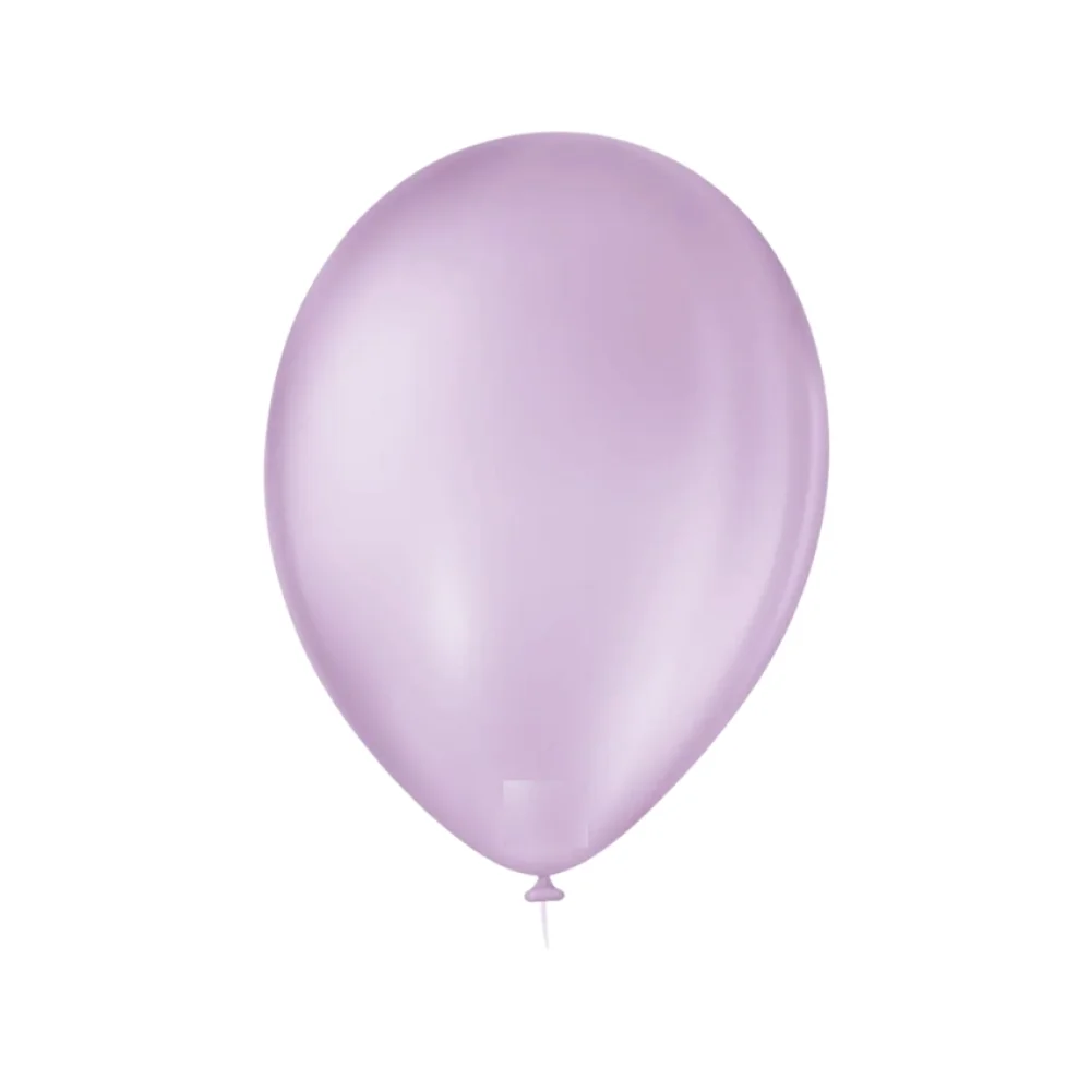 BALÃO Nº 9 LISO C/ 50 UN LILÁS ART LATEX