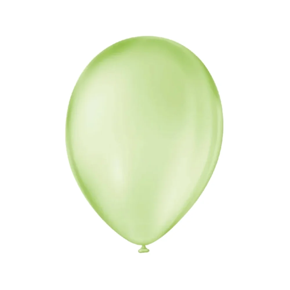 BALÃO Nº 9 LISO C/ 25 UN NEON VERDE SÃO ROQUE