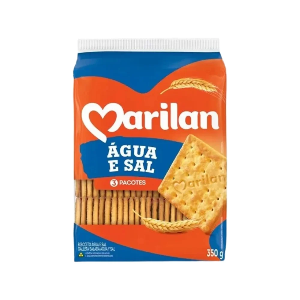 BISCOITO AGUA E SAL 350G MARILAN