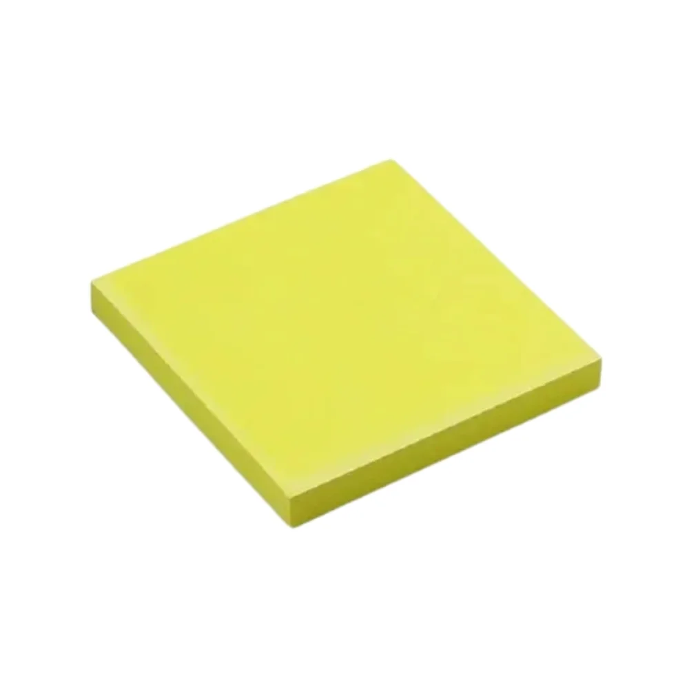 BLOCO ADESIVO 76 X 76 MM C/ 100 FLS AMARELO NEON COOL