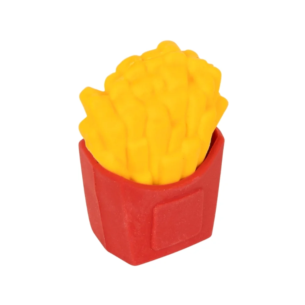 BORRACHA FAST FOOD COM ESTOJO E 4 MINI BORRACHAS BO0310 BRW