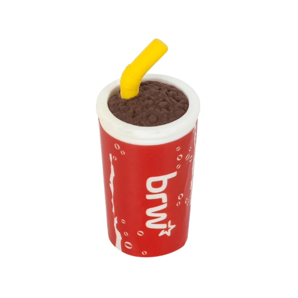 BORRACHA FAST FOOD COM ESTOJO E 4 MINI BORRACHAS BO0310 BRW