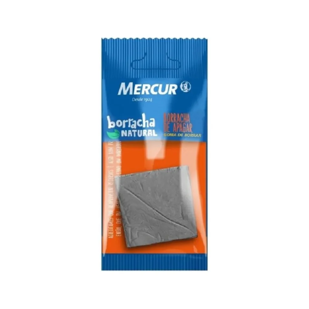 BORRACHA NATURAL LIMPA TIPOS BLISTER MERCUR