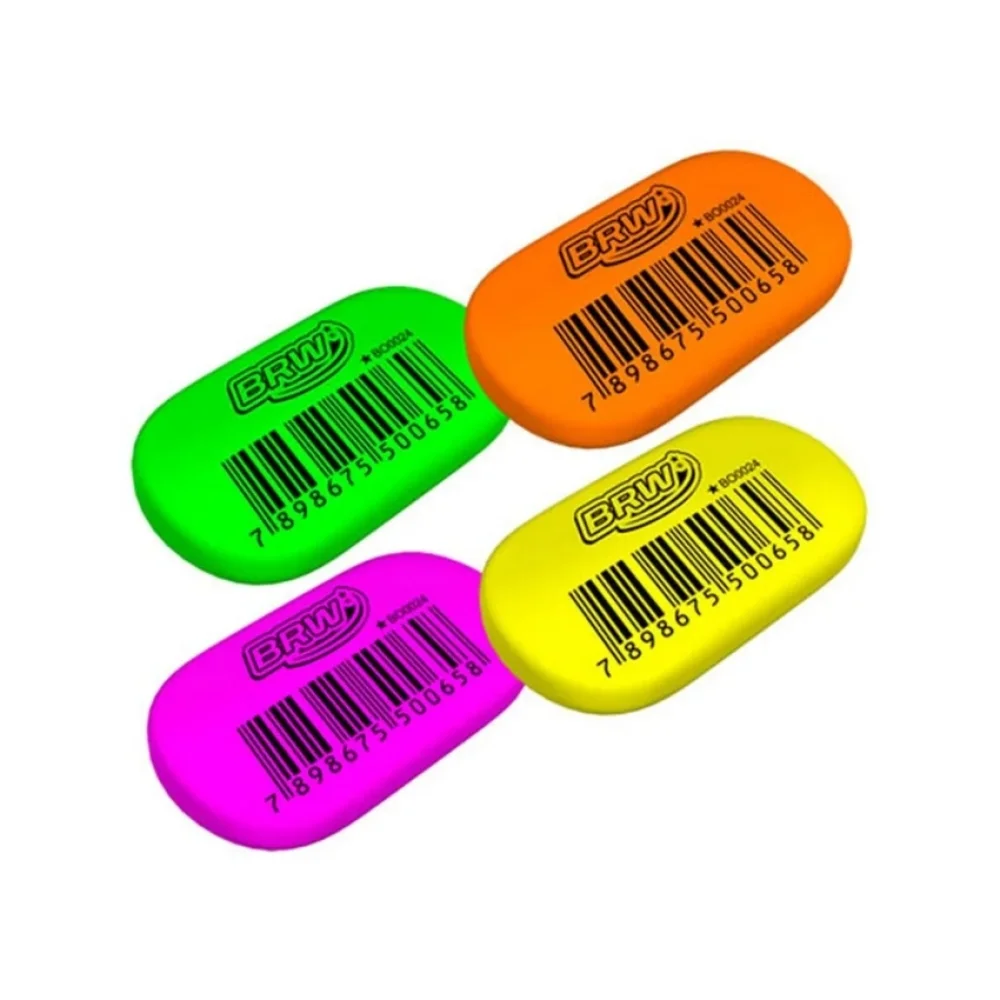 BORRACHA OVAL NEON BO0024 BRW