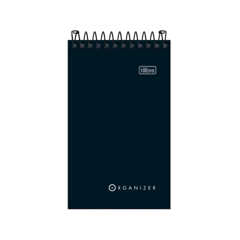 CADERNETA ESPIRAL CAPA FLEXIVEL 60 FLS APONTAMENTO ORGANIZER TILIBRA