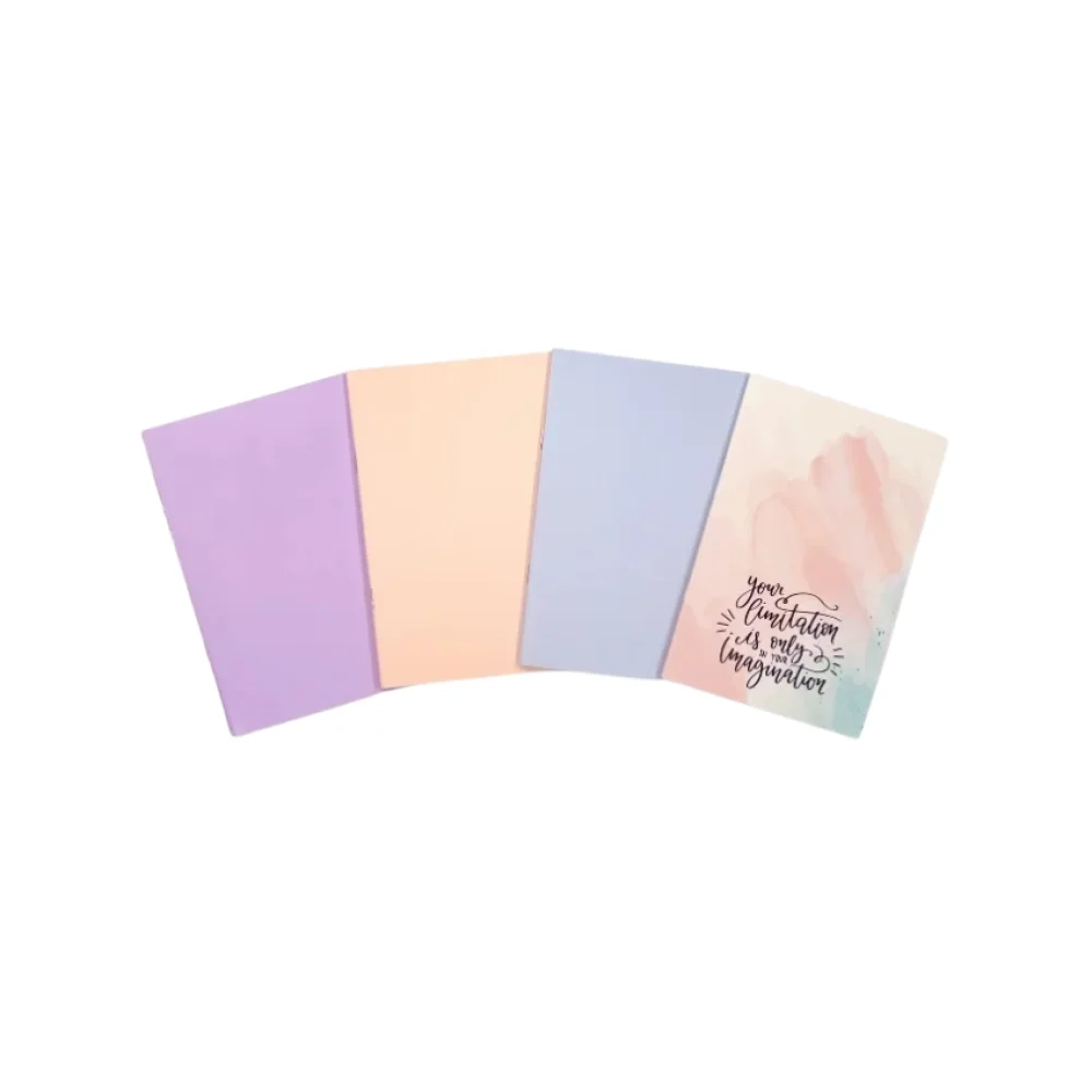 CADERNO BROCHURA 120 X 180 MM CAPAS PASTEL 40 FLS NB3502 BRW