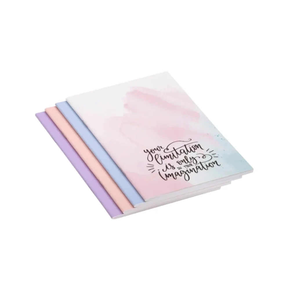 CADERNO BROCHURA 120 X 180 MM CAPAS PASTEL 40 FLS NB3502 BRW