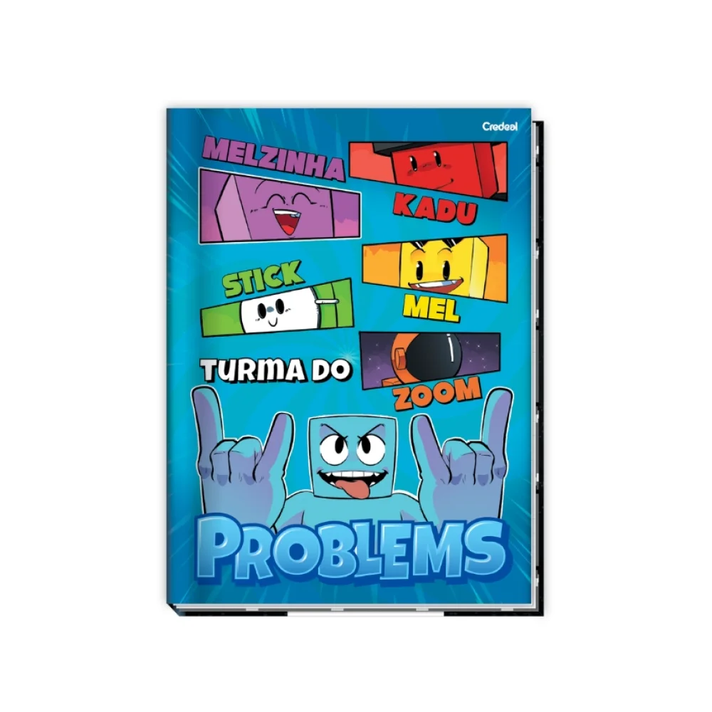 CADERNO CAPA DURA 1/4 BROCHURA 80 FLS ATHOS E PROBLEMS CREDEAL