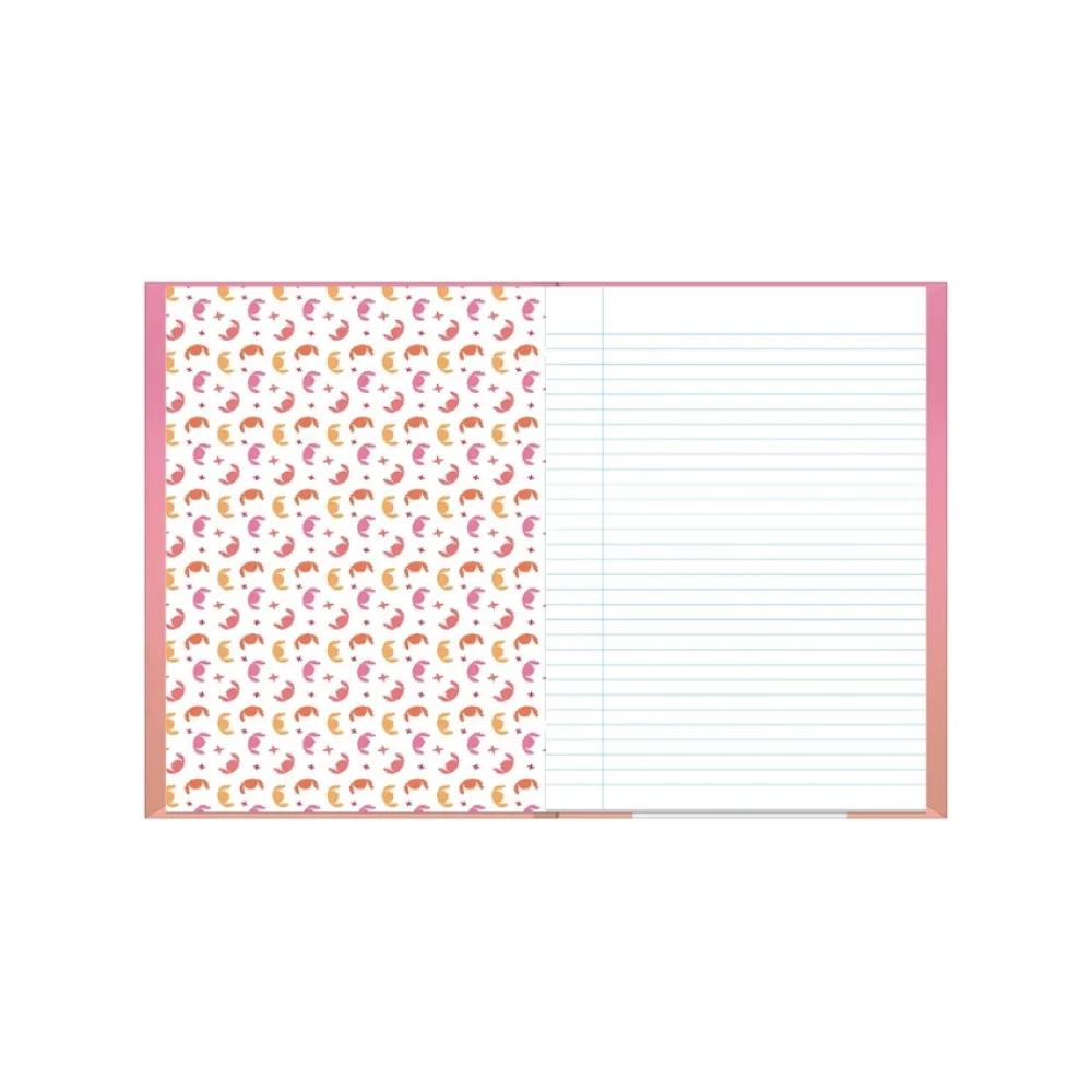 CADERNO CAPA DURA 1/4 BROCHURA 80 FLS STITCH FORONI