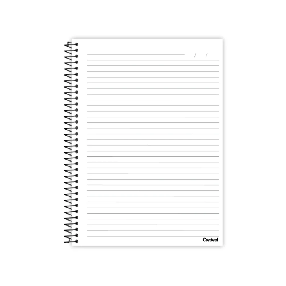 CADERNO CAPA DURA UNIVERSITÁRIO 1 X 80 FLS ATHOS E PROBLEMS CREDEAL