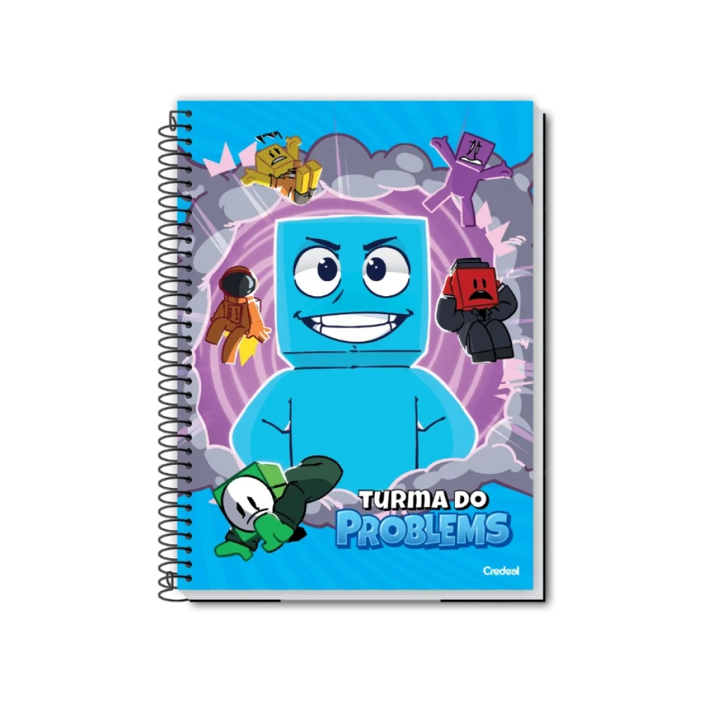 CADERNO CAPA DURA UNIVERSITÁRIO 1 X 80 FLS ATHOS E PROBLEMS CREDEAL